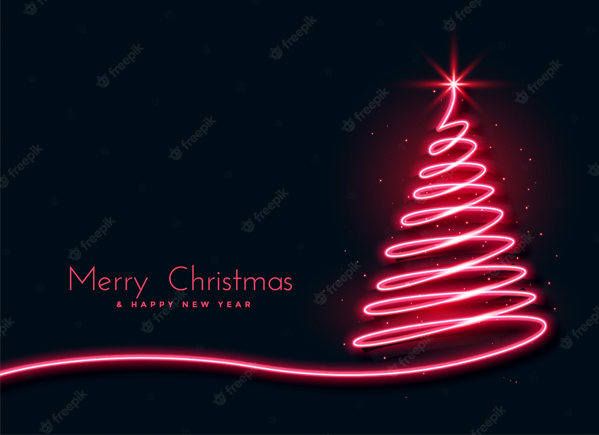 Neon Christmas Lights Wallpapers Wallpaper Cave