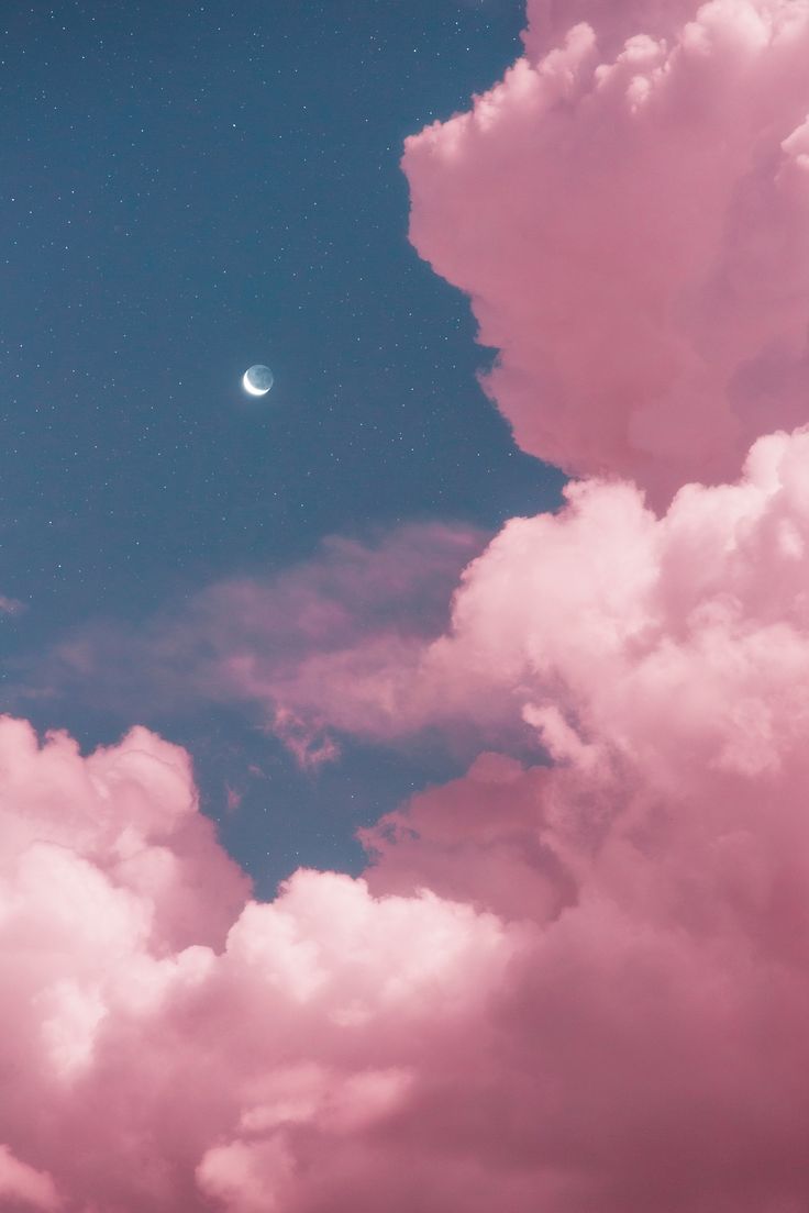 Paradise ✨. Pink clouds wallpaper, iPhone wallpaper sky, Sky painting