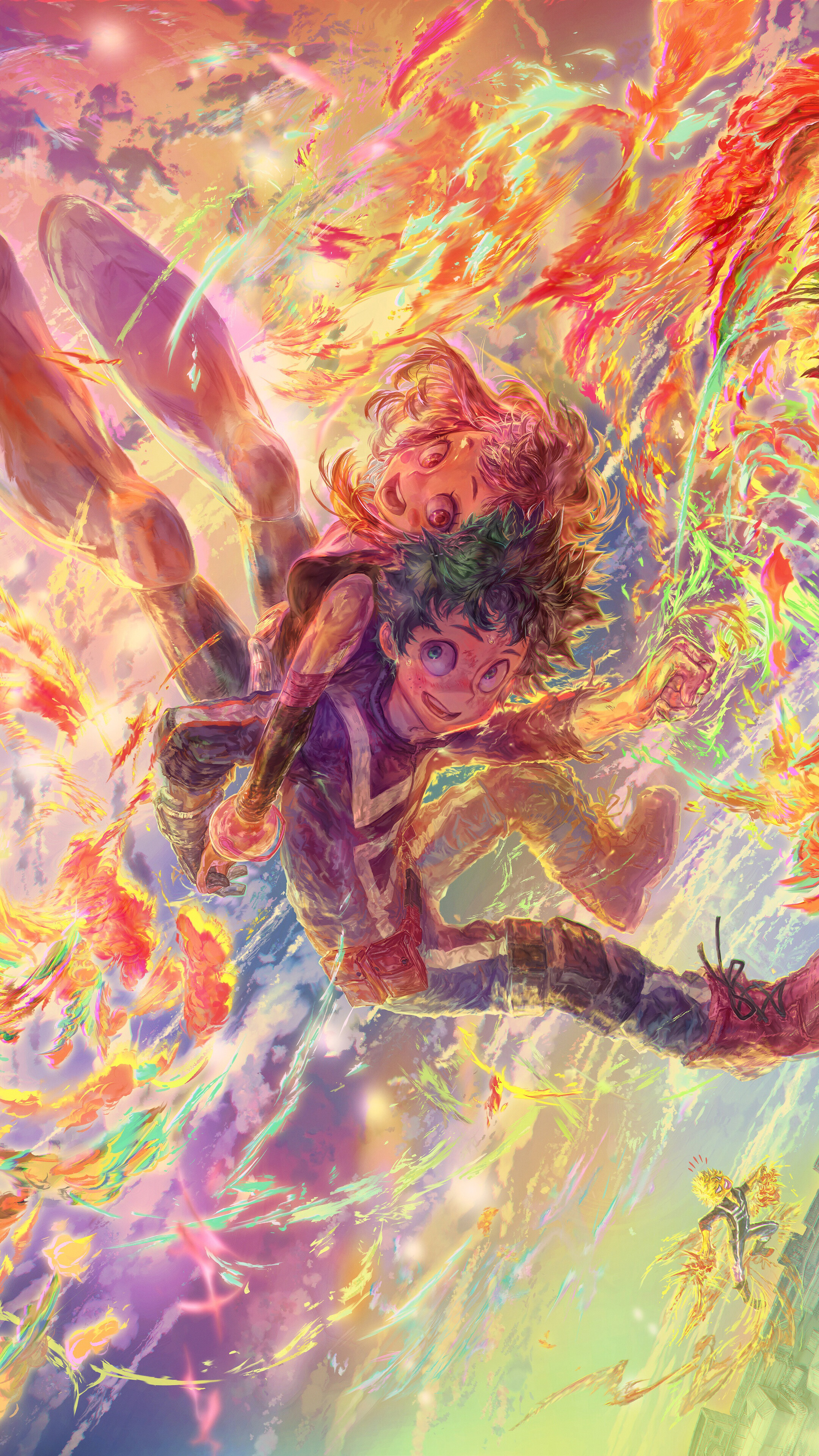 Izuku Midoriya, Ochaco Uraraka, My Hero Academia, 4k Gallery HD Wallpaper