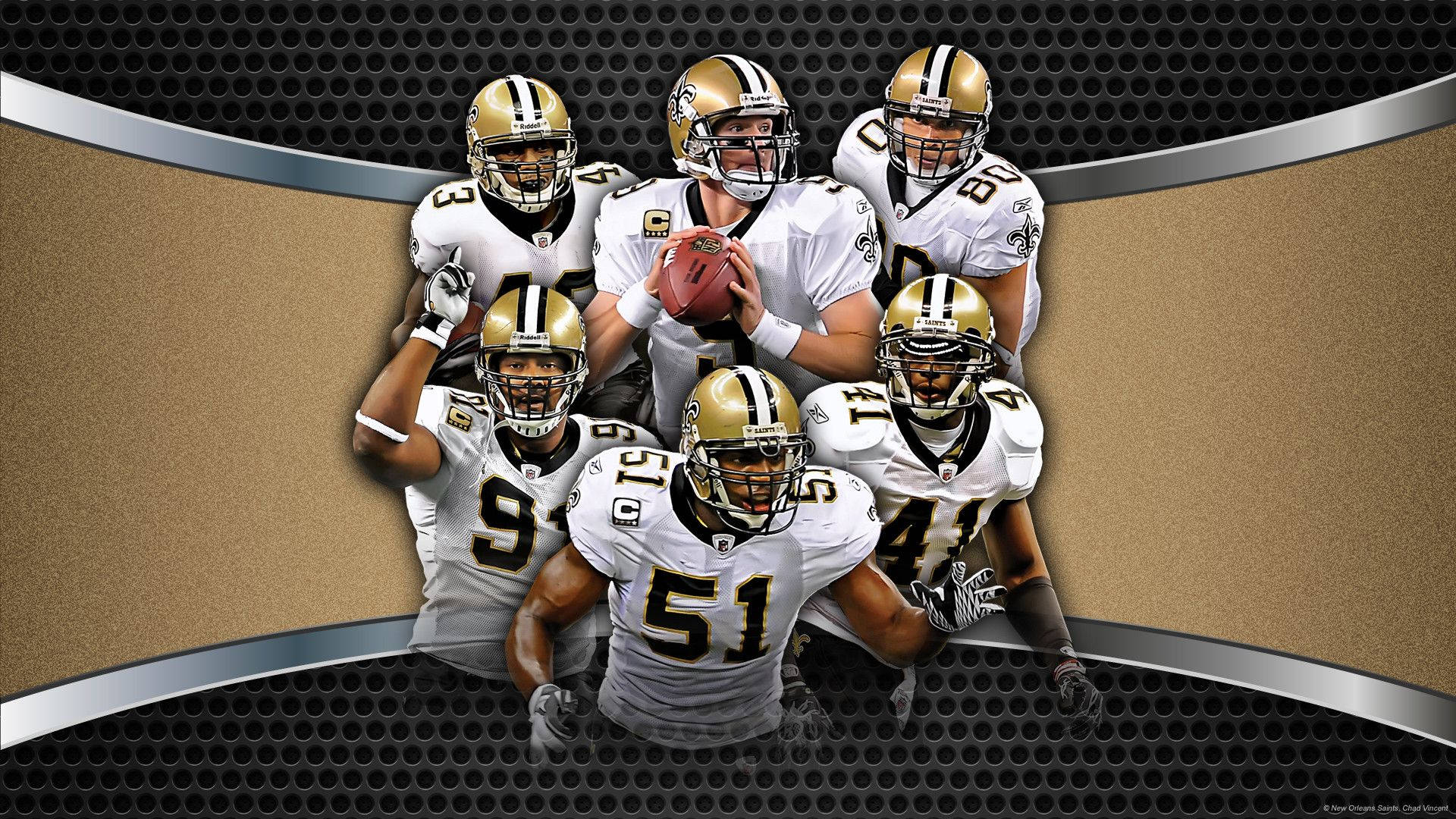Download New Orleans Saints Nfl Players Wallpaper