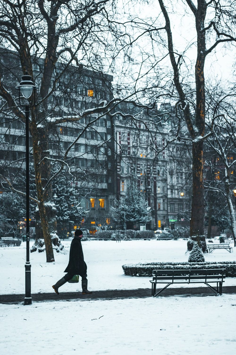 London Winter Phone Wallpaper