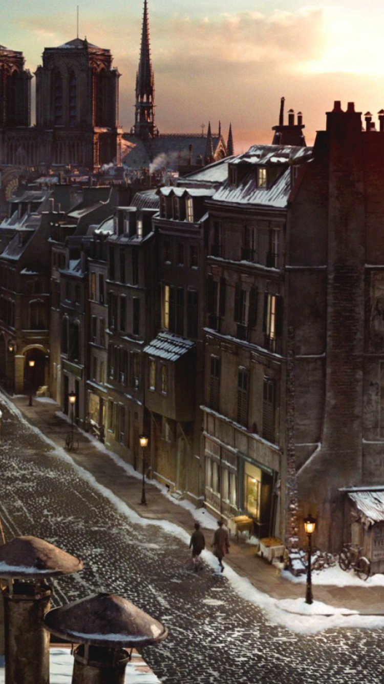 Winter city HD Wallpaper iPhone 6 / 6S