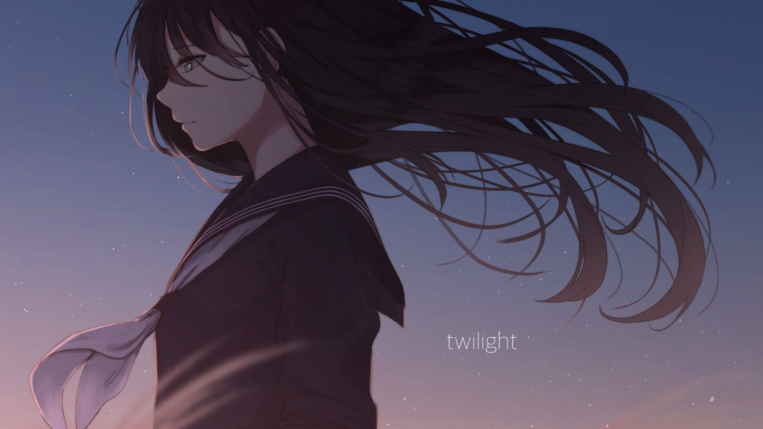 Download Aesthetic Anime Pfp Sad Anime Girl Wallpaper