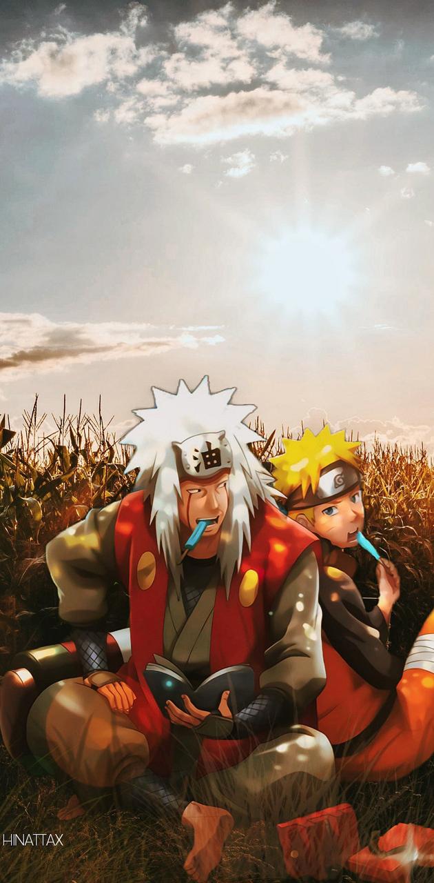 Naruto and Jiraiya by TeDeIk