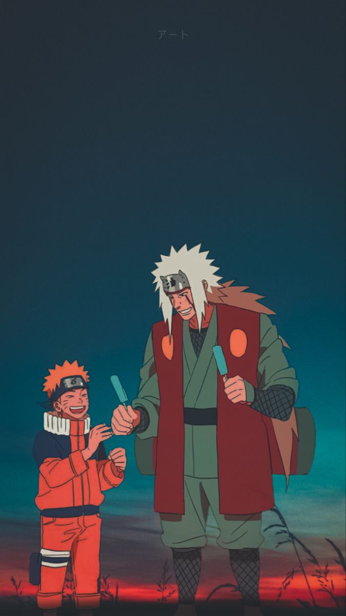 Wallpaper Jiraiya & Naruto. Kid naruto, Wallpaper naruto shippuden, Naruto