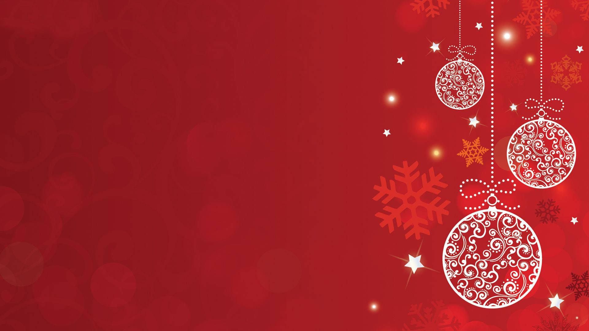 Download Simple Red And White Christmas Background Wallpaper