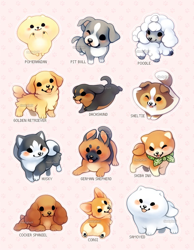 Ida Ꮚ•ꈊ•Ꮚ on Twitter. Cute dog drawing, Puppy drawing, Cute dogs