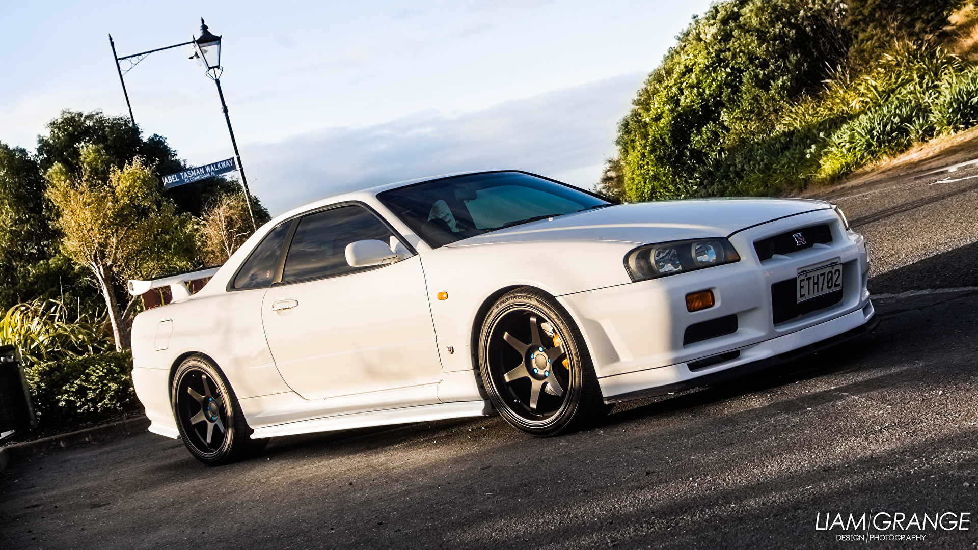 Photo Nissan Skyline Gtr Gt R R34 Vspec V Spec JDM White 1920x1080