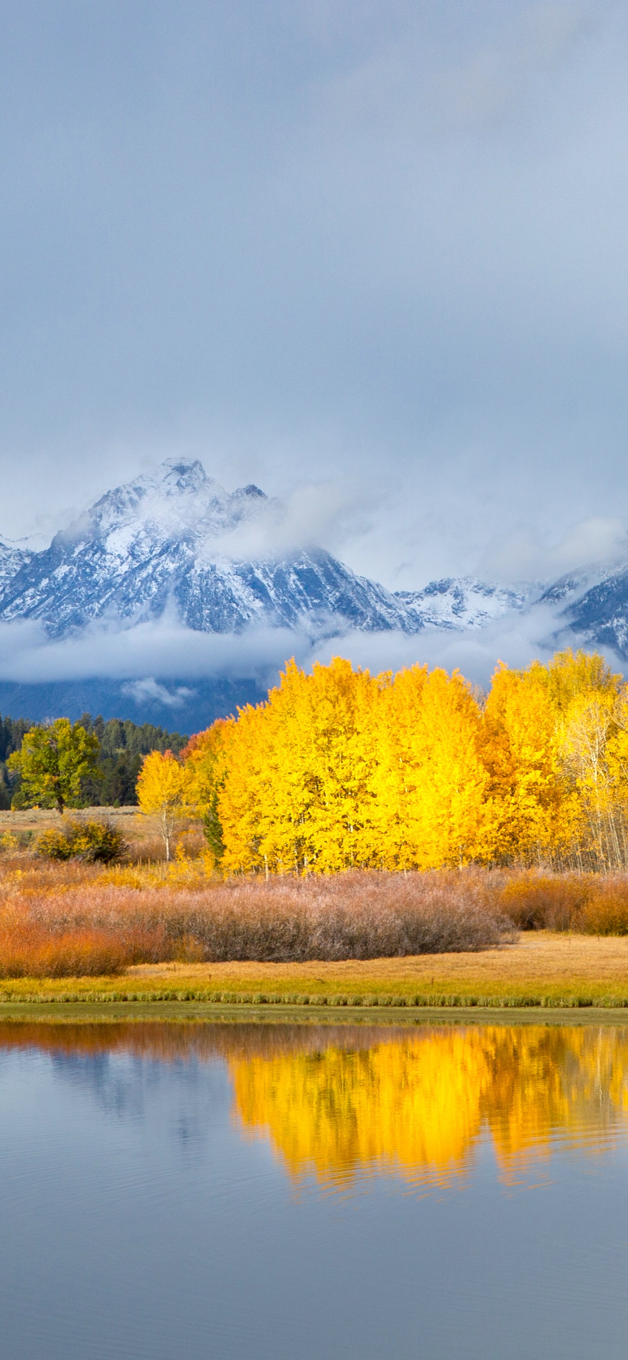 Grand Teton National Park Wallpaper 4K, Autumn, Winter, Nature