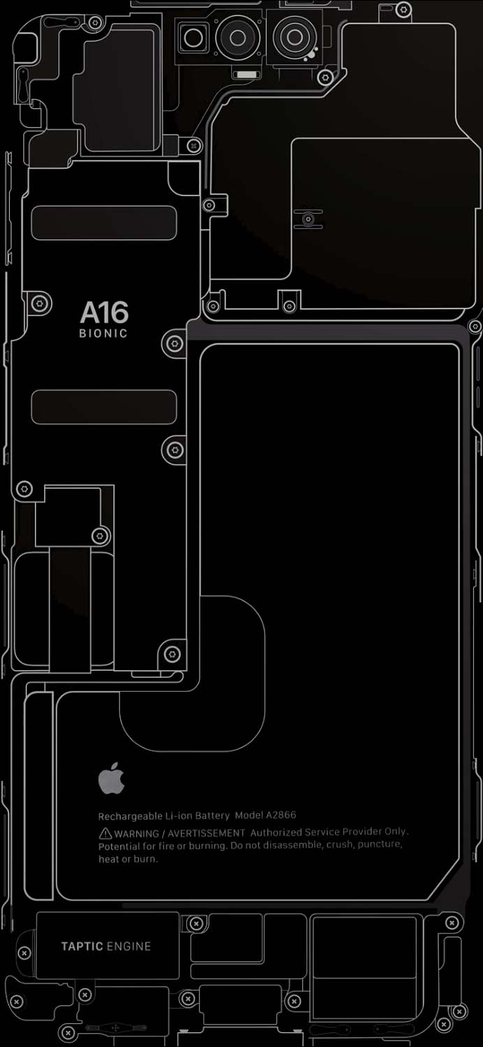 IPhone 14 Pro Schematic IPhone Wallpaper HD Wallpaper, iPhone Wallpaper