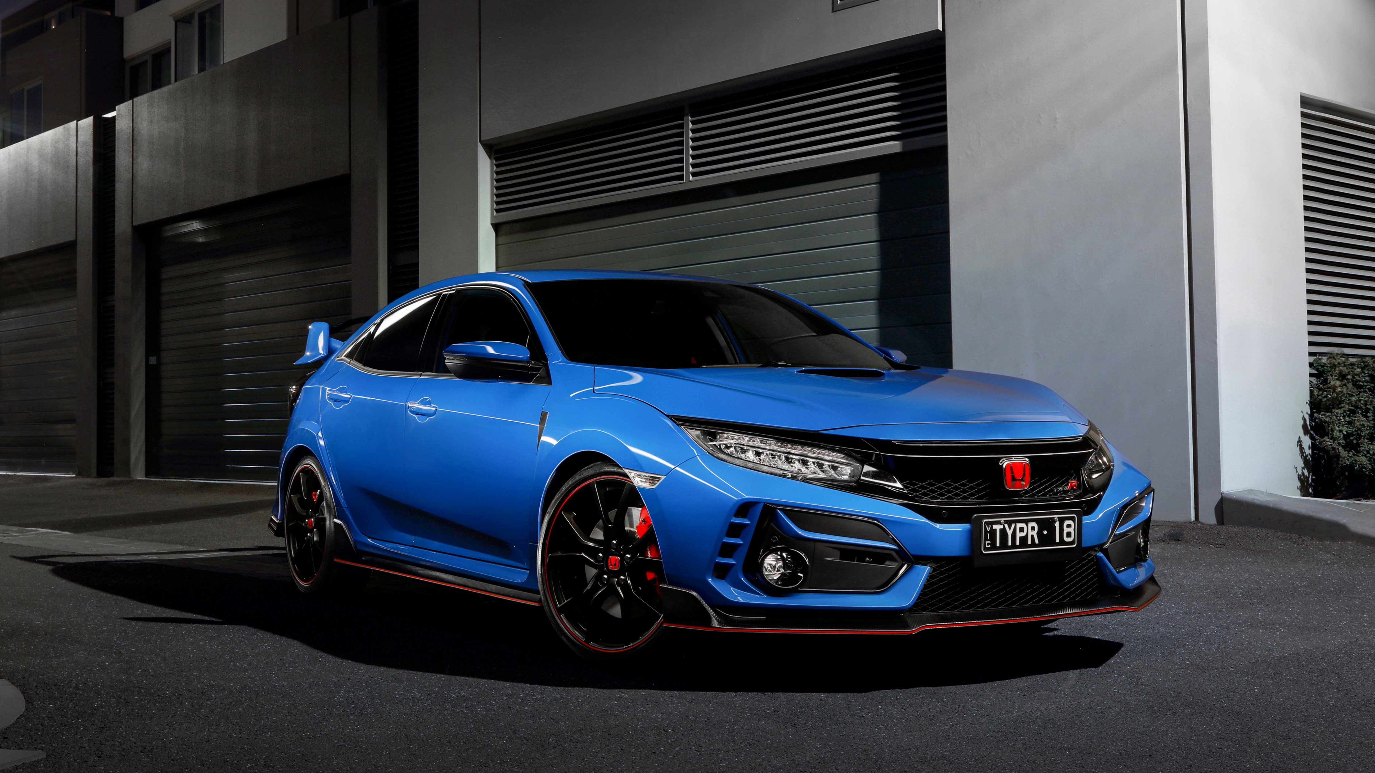 Honda Civic Type R Wallpaper 4K, 2021, 5K, Black Dark