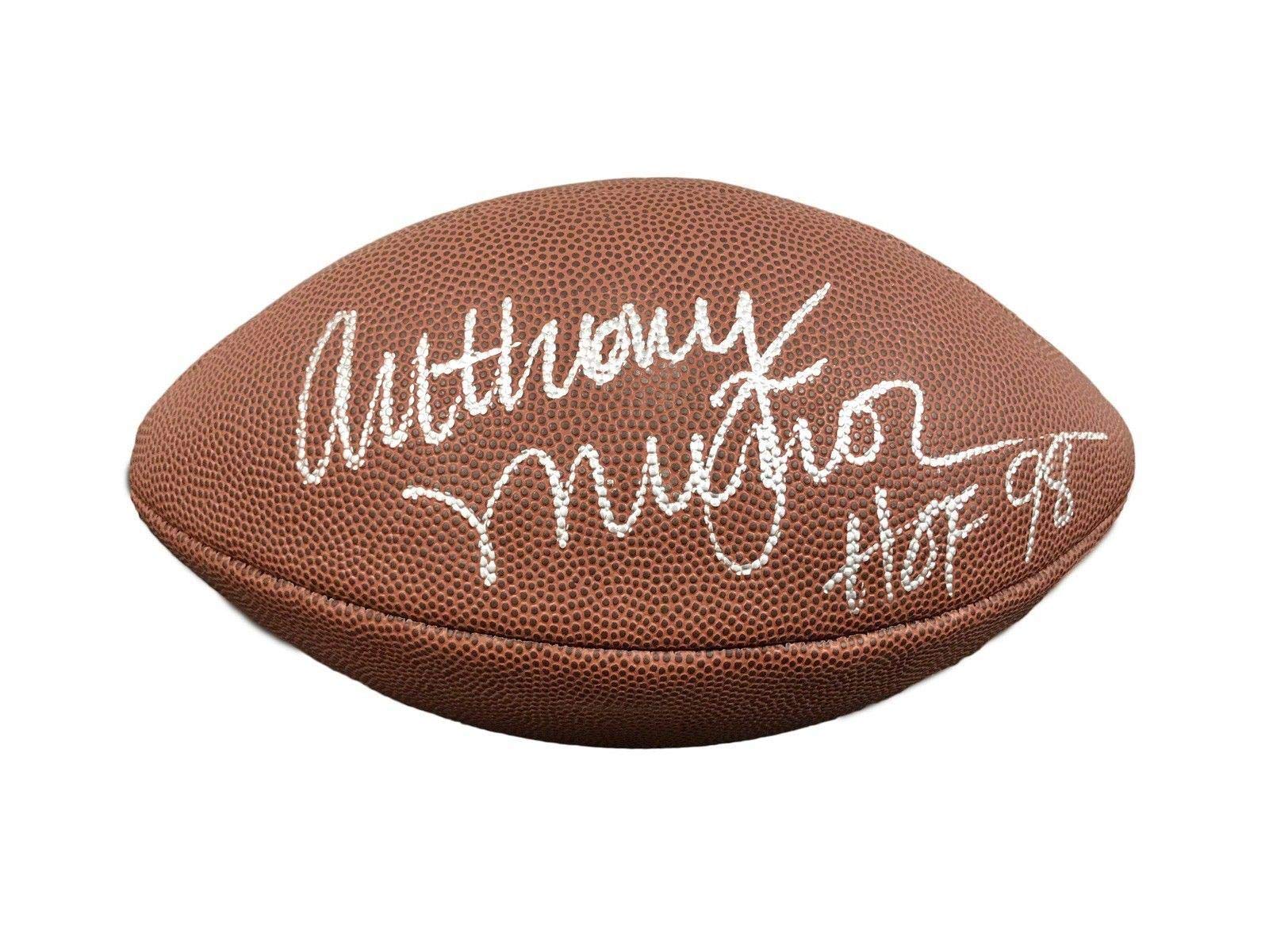 Anthony Munoz (HOF 98) Wilson Nfl Signed Football JSA Footballs at Amazon's Sports Collectibles Store