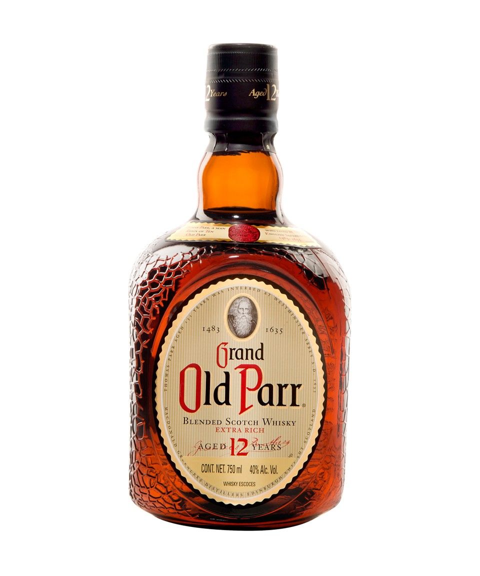 Grand Old Parr Extra Rich 12 year old blended Whisky. Old Parr uses Cragganmore as a base for its blends. Festa tema boteco, Comida de boteco, Topper de bolo