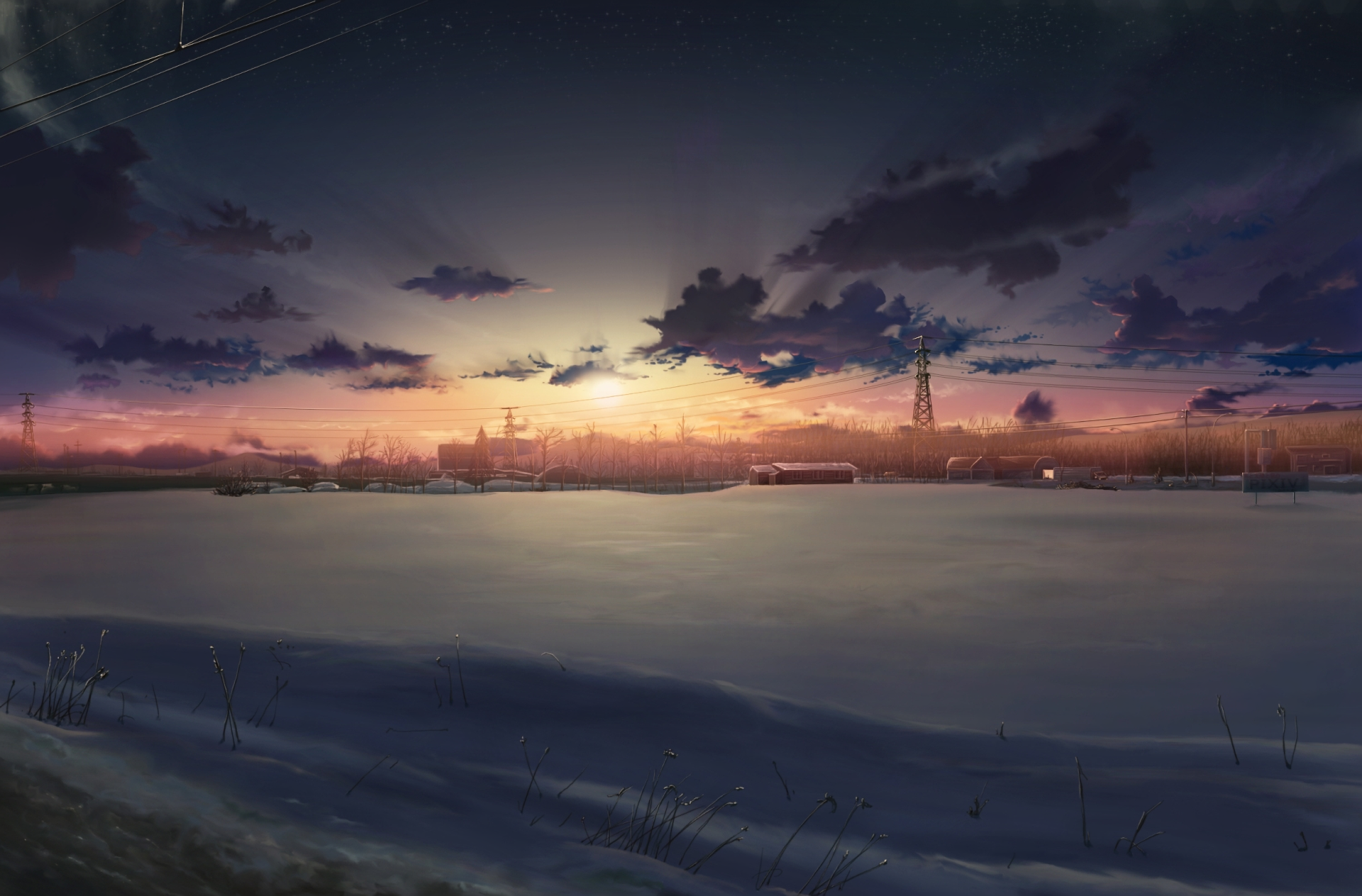 Anime Winter HD Wallpaper and Background