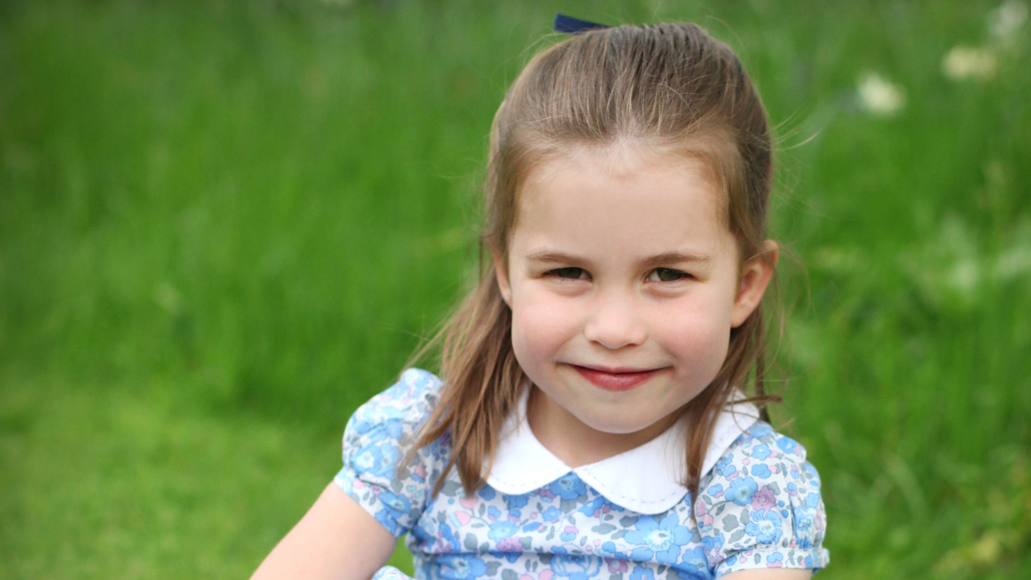 Princess Charlotte picture: Photo released for 4th birthday