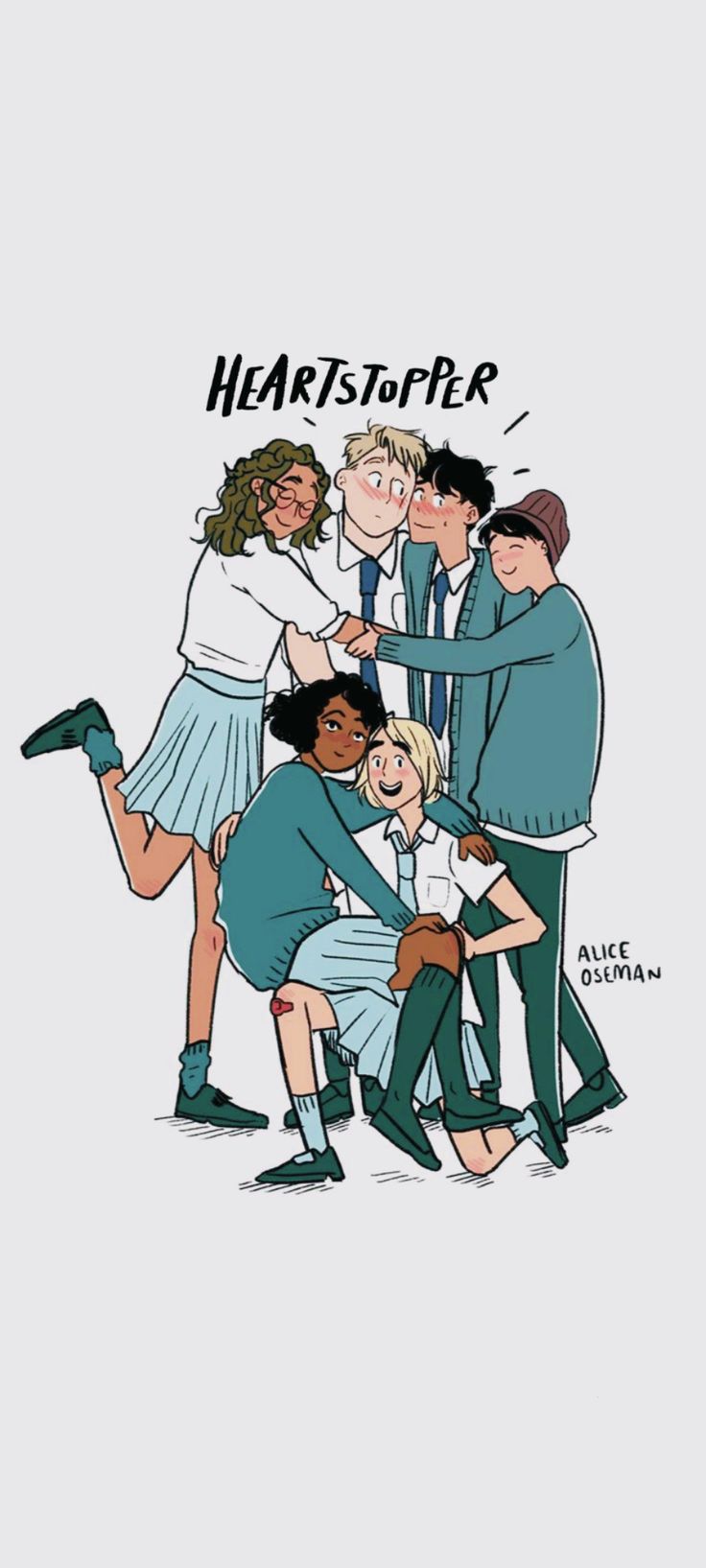 HeartStopper Wallpaper. Alice book, Book wallpaper, Books