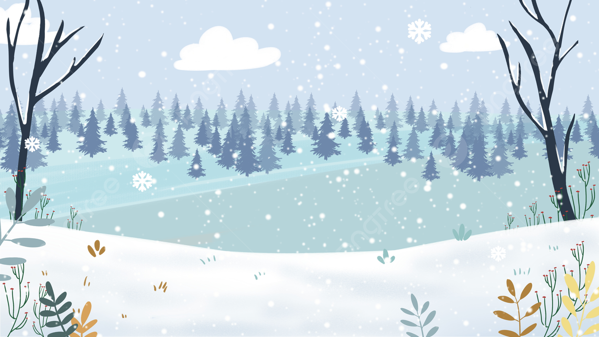 Winter Forest Background Image, HD Picture and Wallpaper For Free Download