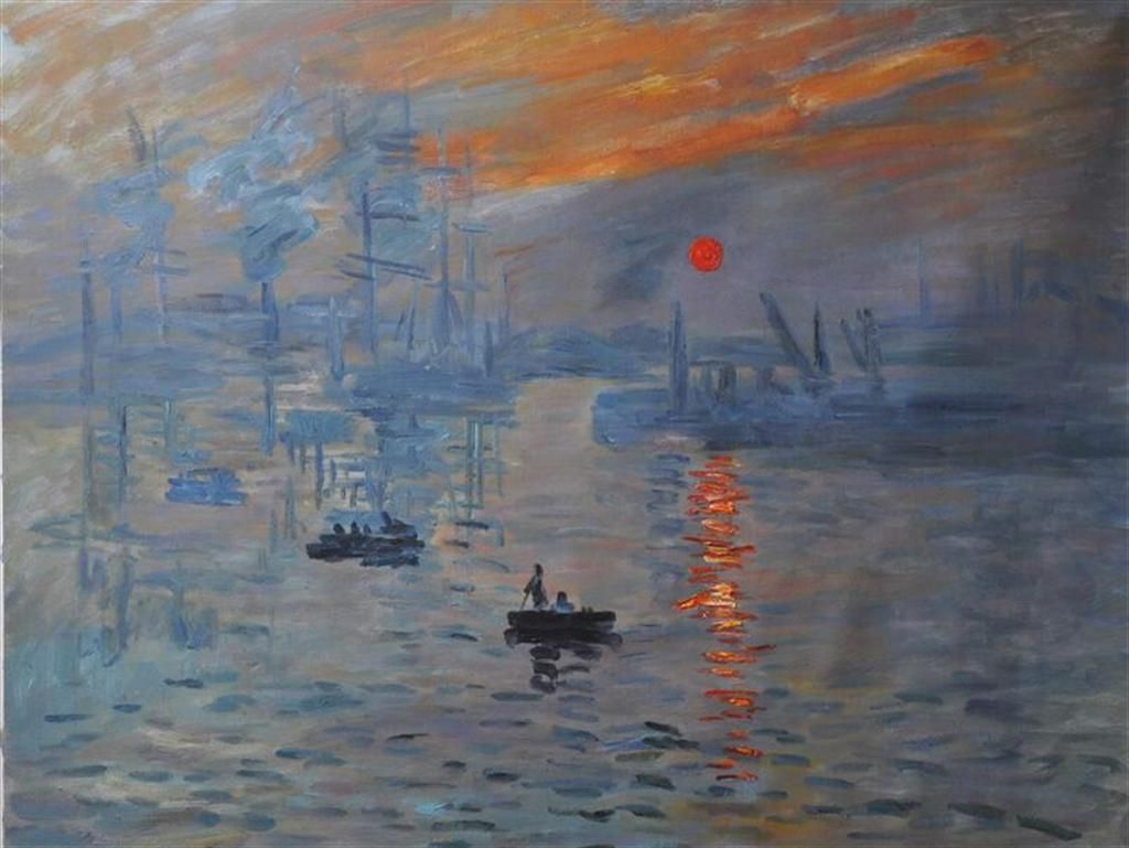 Impression Sunrise, Claude Monet, 1872. Famous art paintings, Monet art, Impressionist paintings