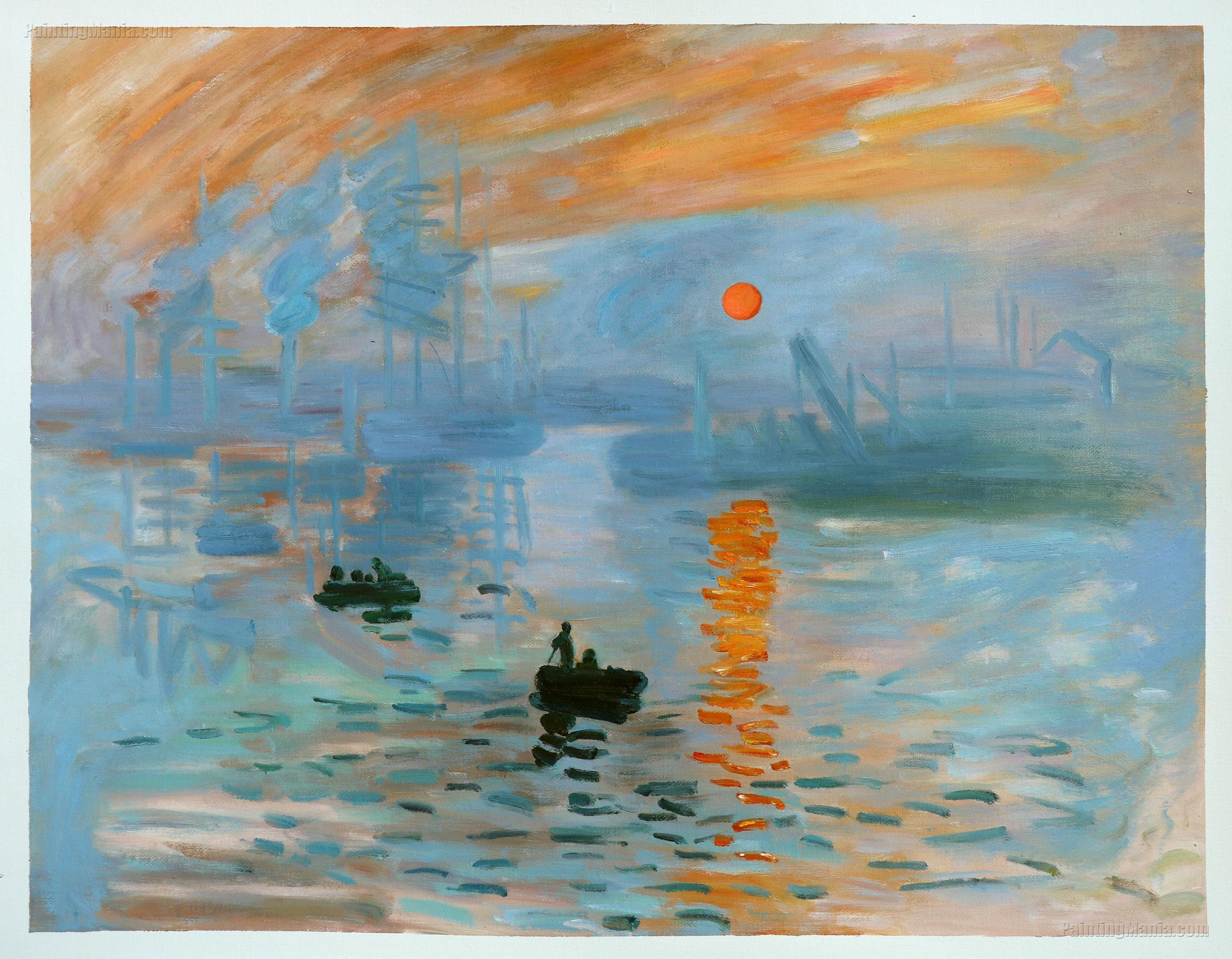 Impression Sunrise Claude Monet Hand Painted Oil Painting