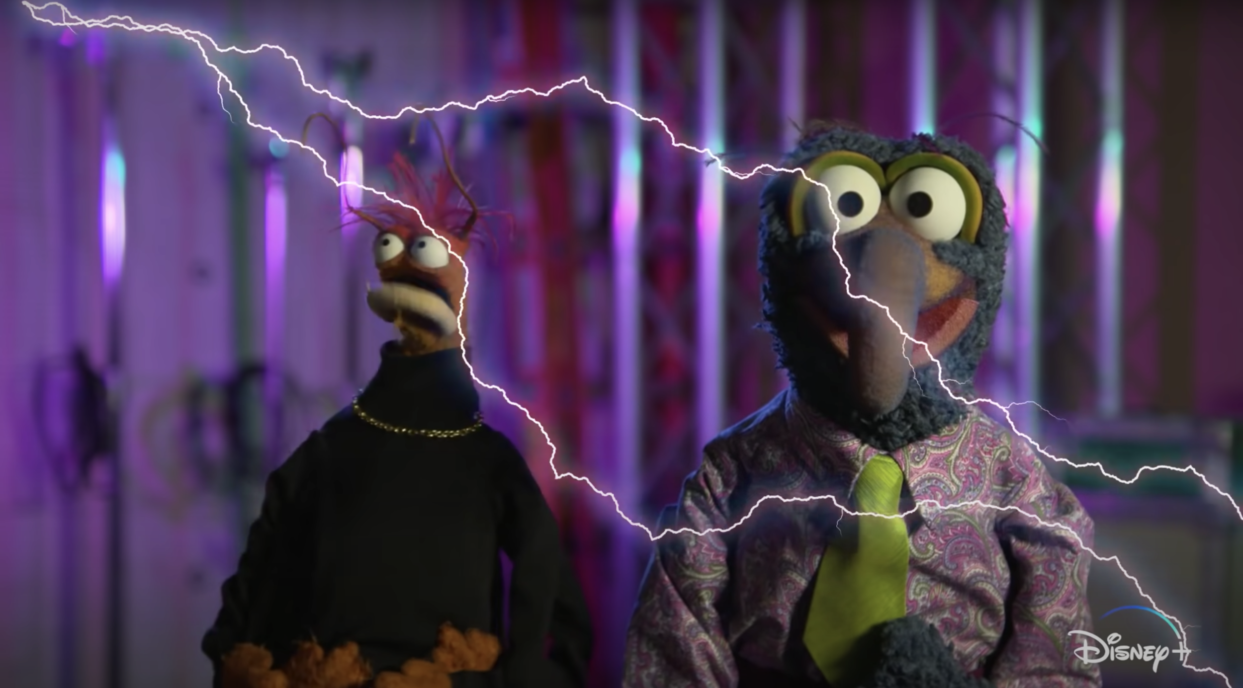Fun First Look Photo at Disney+ Halloween Special MUPPETS HAUNTED MANSION
