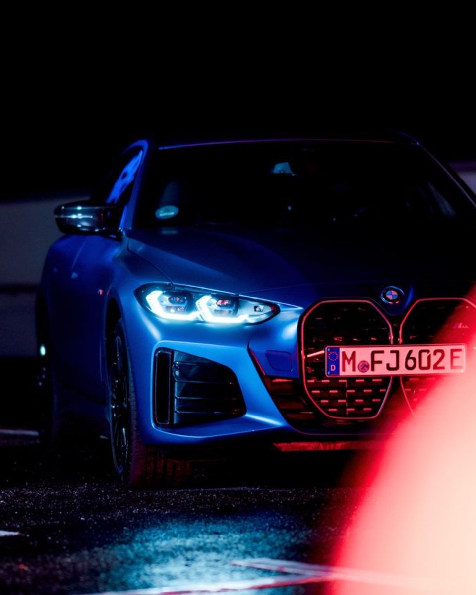 BMW I In The Dark, We Shine. #THEi4 #bornelectric The #BMW I4 M50: Power Consumption 100km, CO2 Emission Km, Comb.: 22.5–18.0 KWh, 0g. According To WLTP