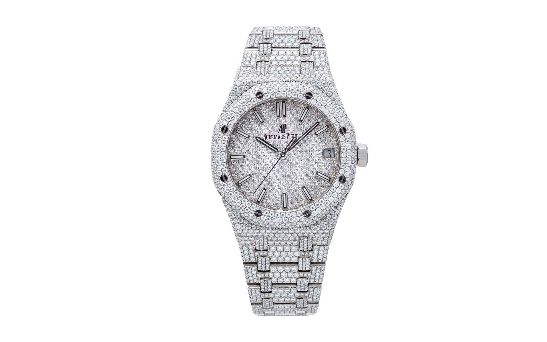 Bust Down White Gold Royal Oak