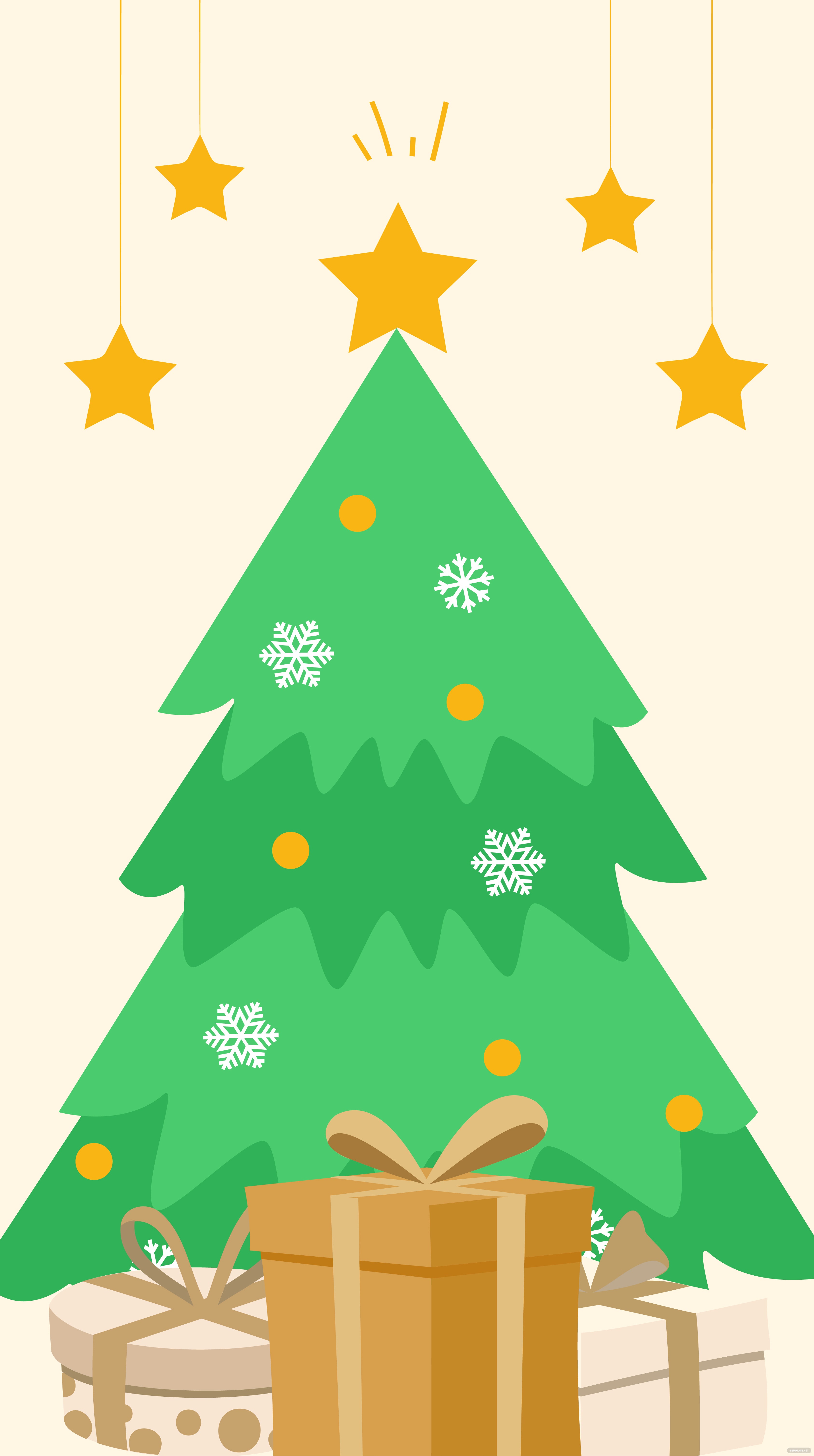Christmas iPhone Background, Illustrator, JPG, PSD, PNG, PDF, SVG