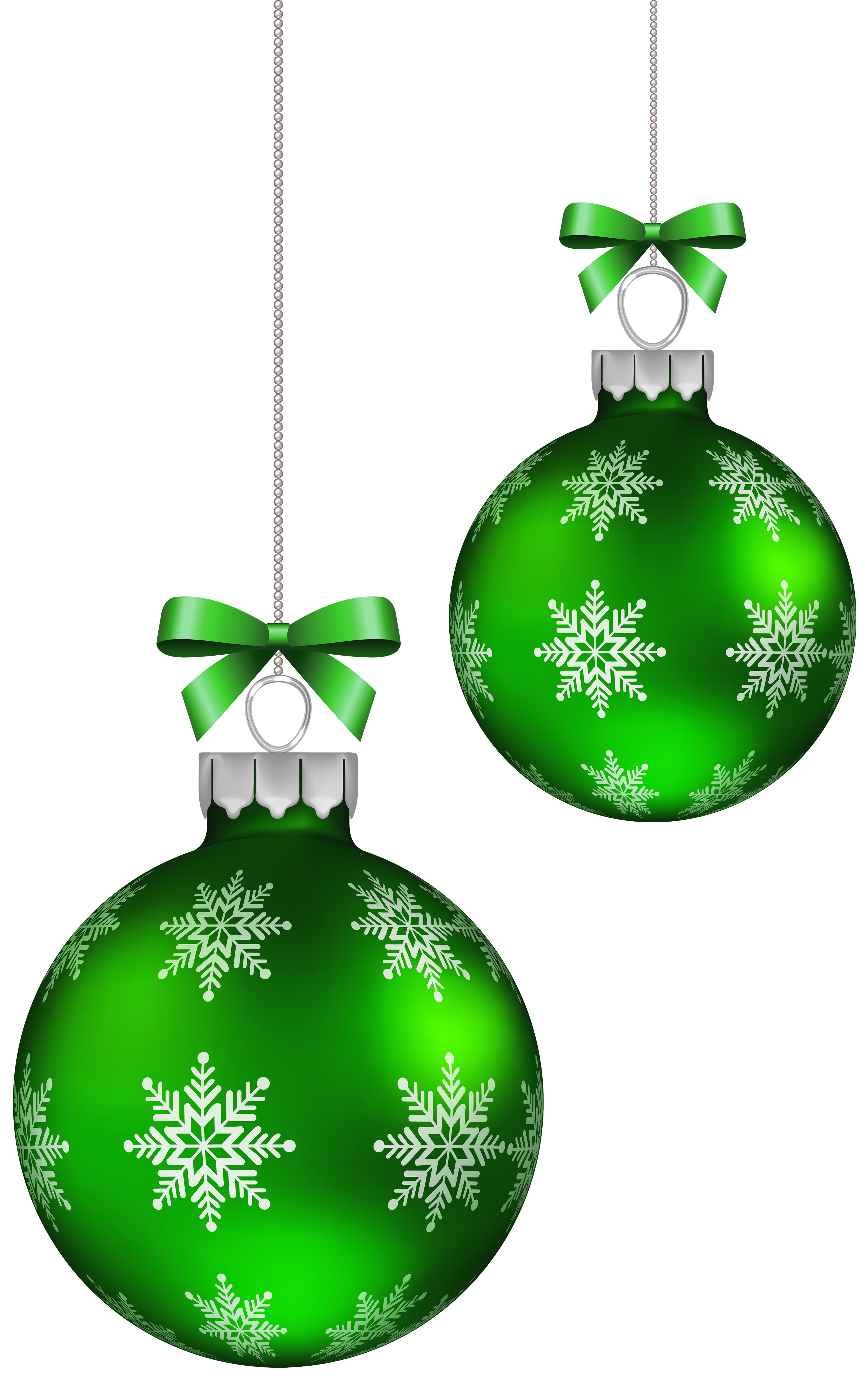 Green Christmas Balls Decoration PNG Clipart Image​-Quality Free Image and Transparent PNG Clipart
