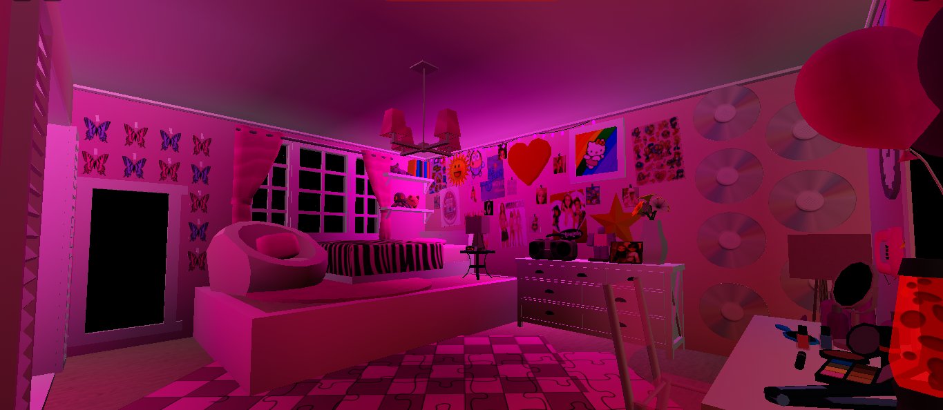 Princessasweet Teenager's Bedroom (mcbling Y2k✧) #bloxburg #welcometobloxburg #bloxburgbuilds