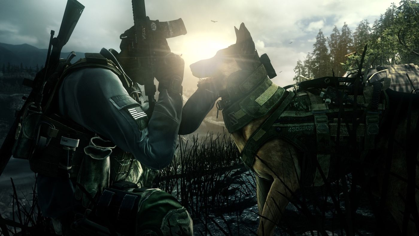 Call of Duty: Ghosts dog Riley takes commands through headset