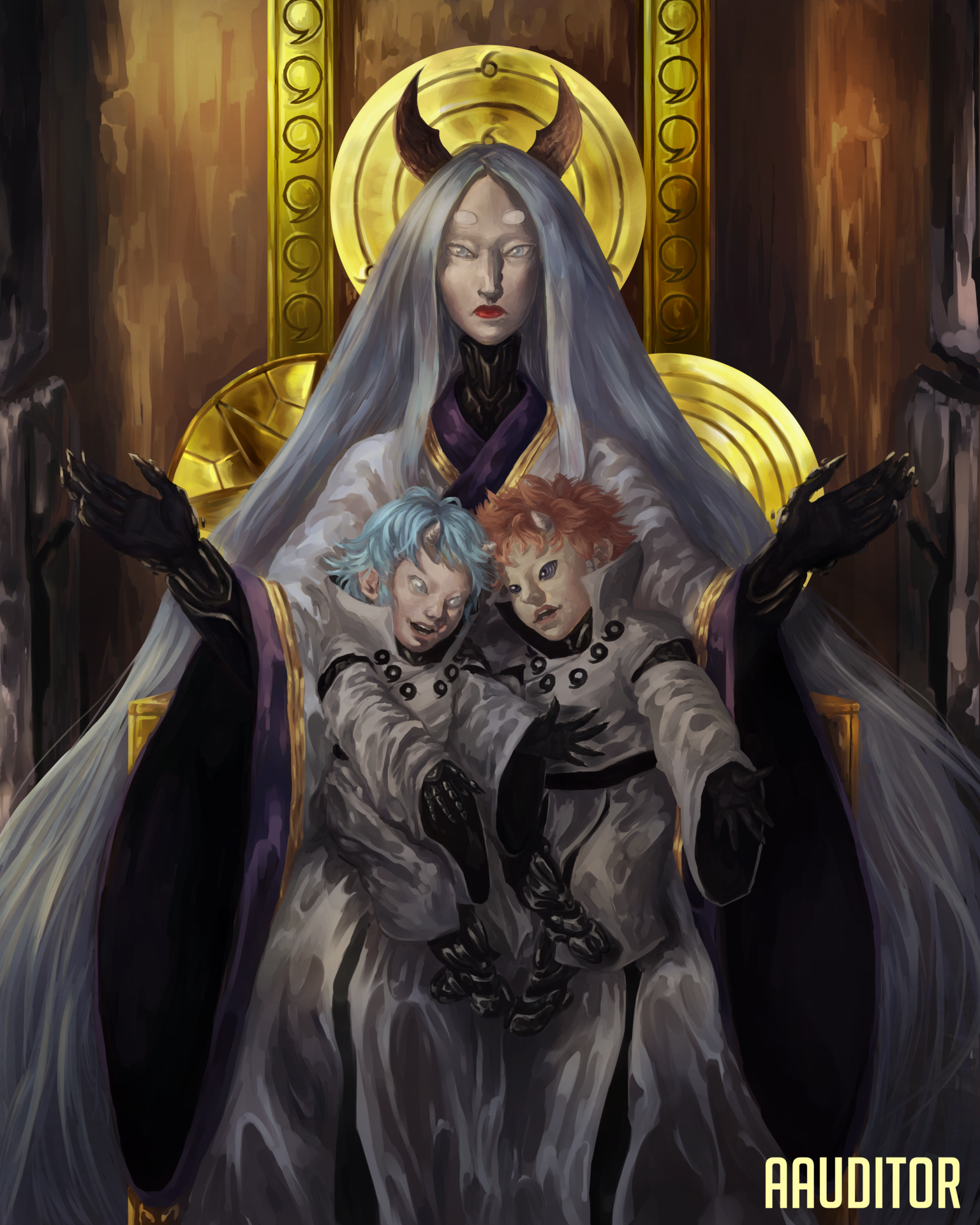 Kaguya Otsutsuki, Hagoromo, and Hamura vs. Korra and Aang