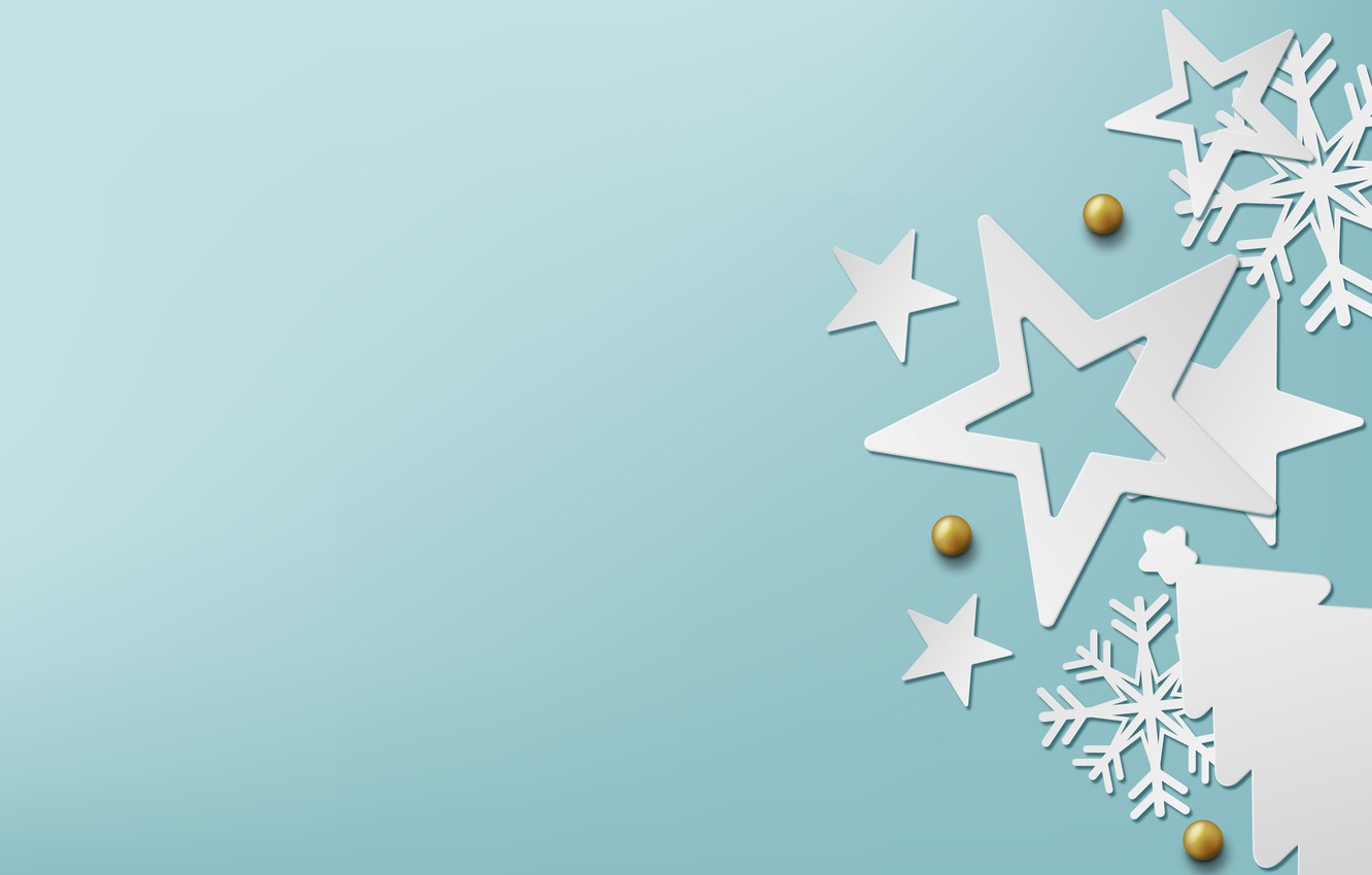 Wallpaper winter, snowflakes, background, blue, Christmas, blue, winter, background, stars, snowflakes image for desktop, section новый год
