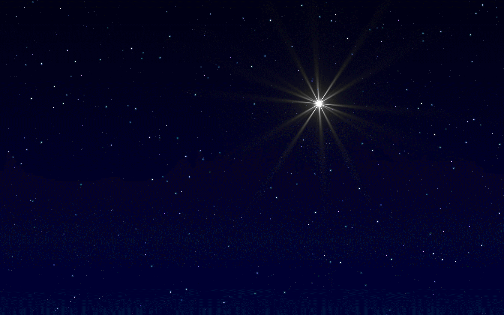 Nativity Star Wallpaper