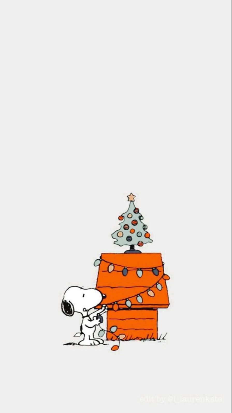 iphone christmas wallpaper cartoon