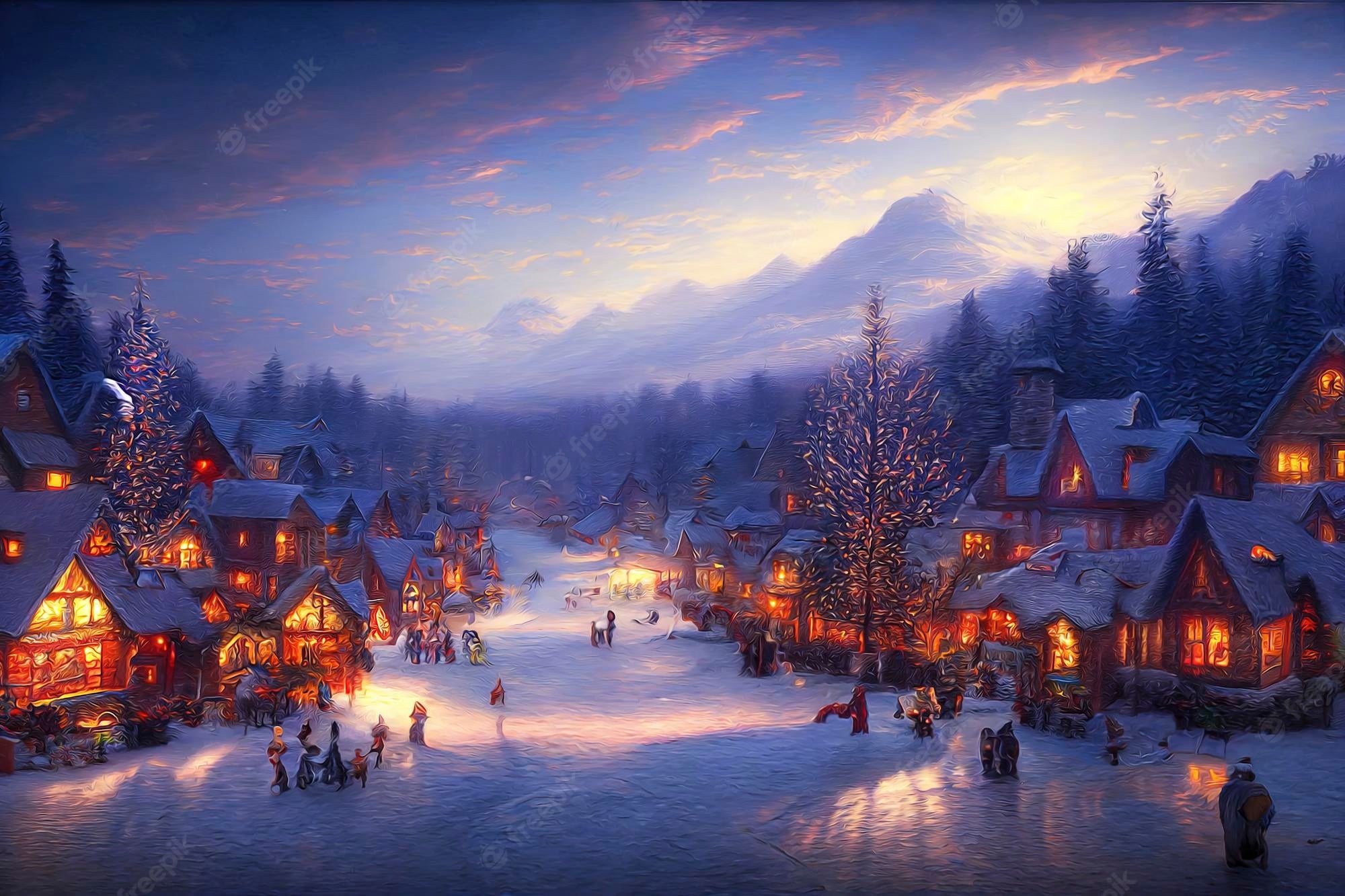Christmas Ski Snow Wallpapers - Wallpaper Cave