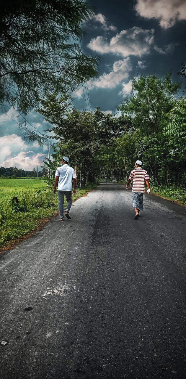 Walking to Jannah wallpaper