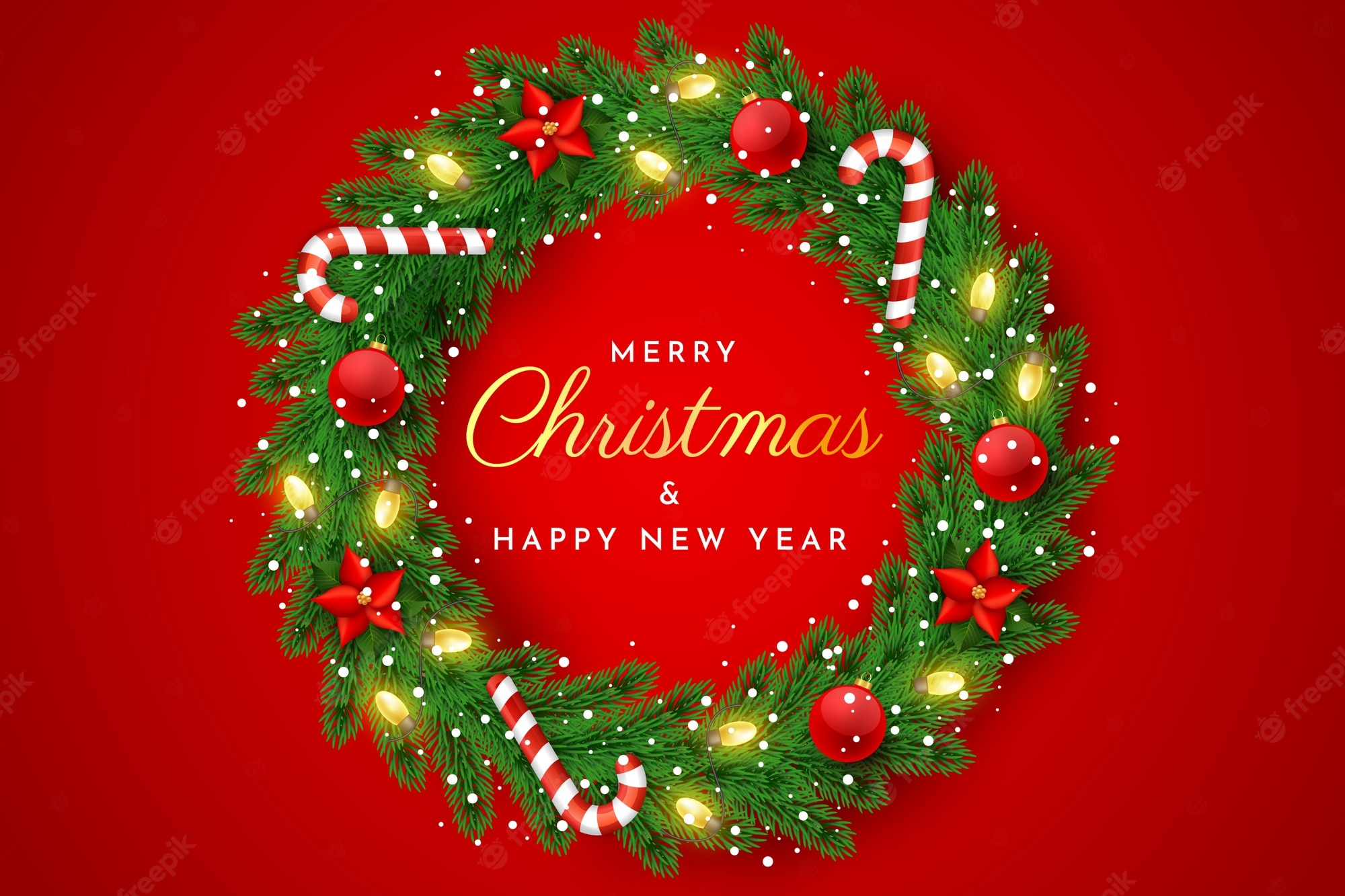 Christmas wreath Image. Free Vectors, & PSD