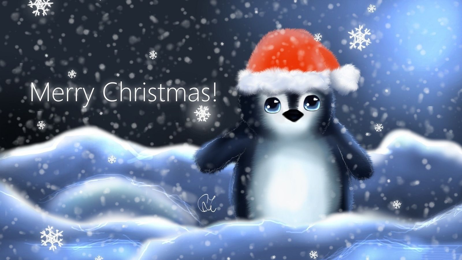 Christmas Penguin Wallpapers - Wallpaper Cave