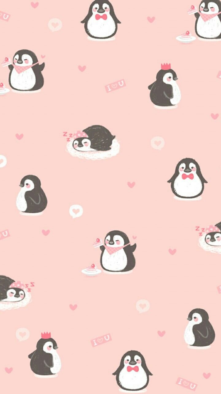 фоны. Penguin wallpaper, Wallpaper iphone cute, Cute christmas wallpaper