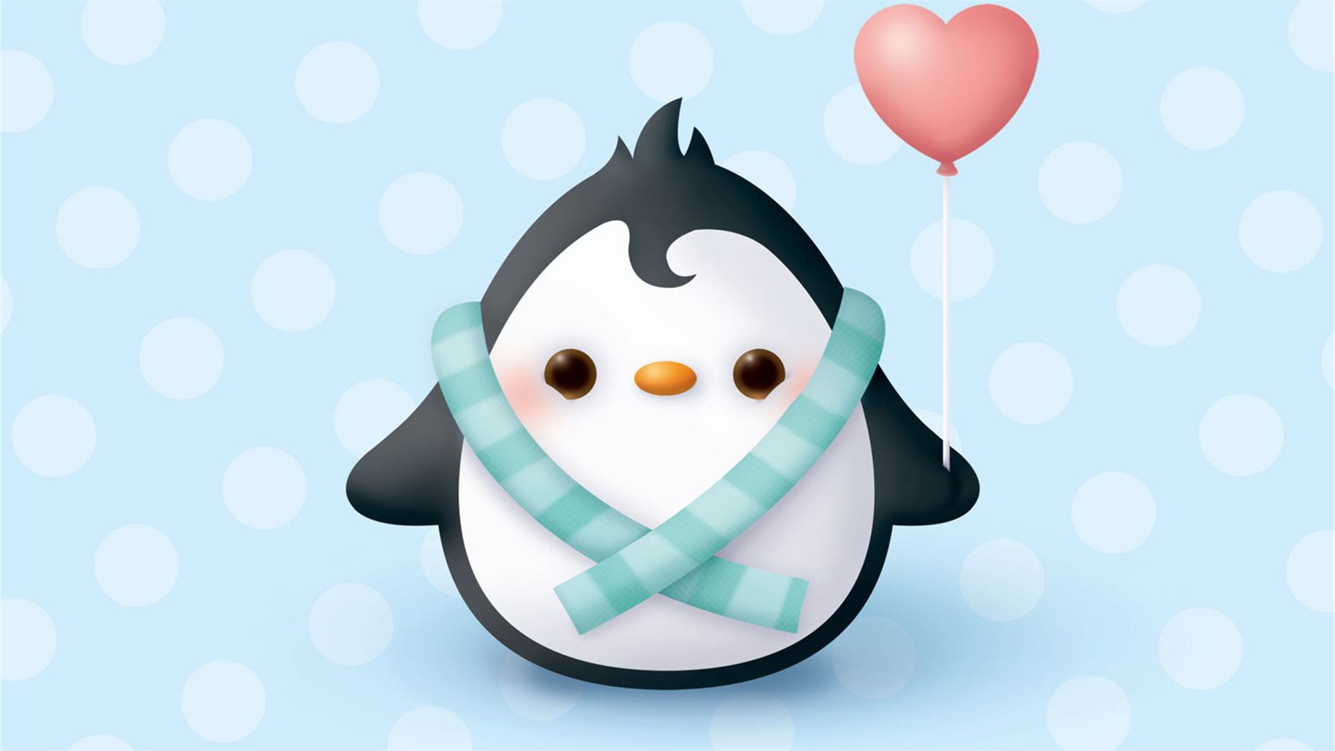 cute penguin christmas wallpaper