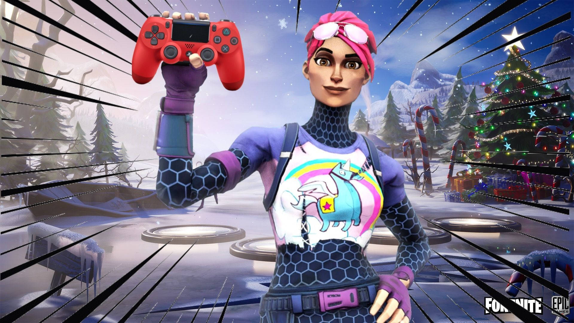 Download Fortnite Thumbnail Christmas Wallpaper