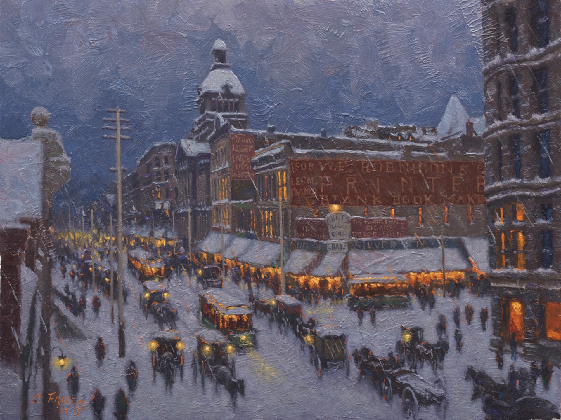 The End of a Snowy Day