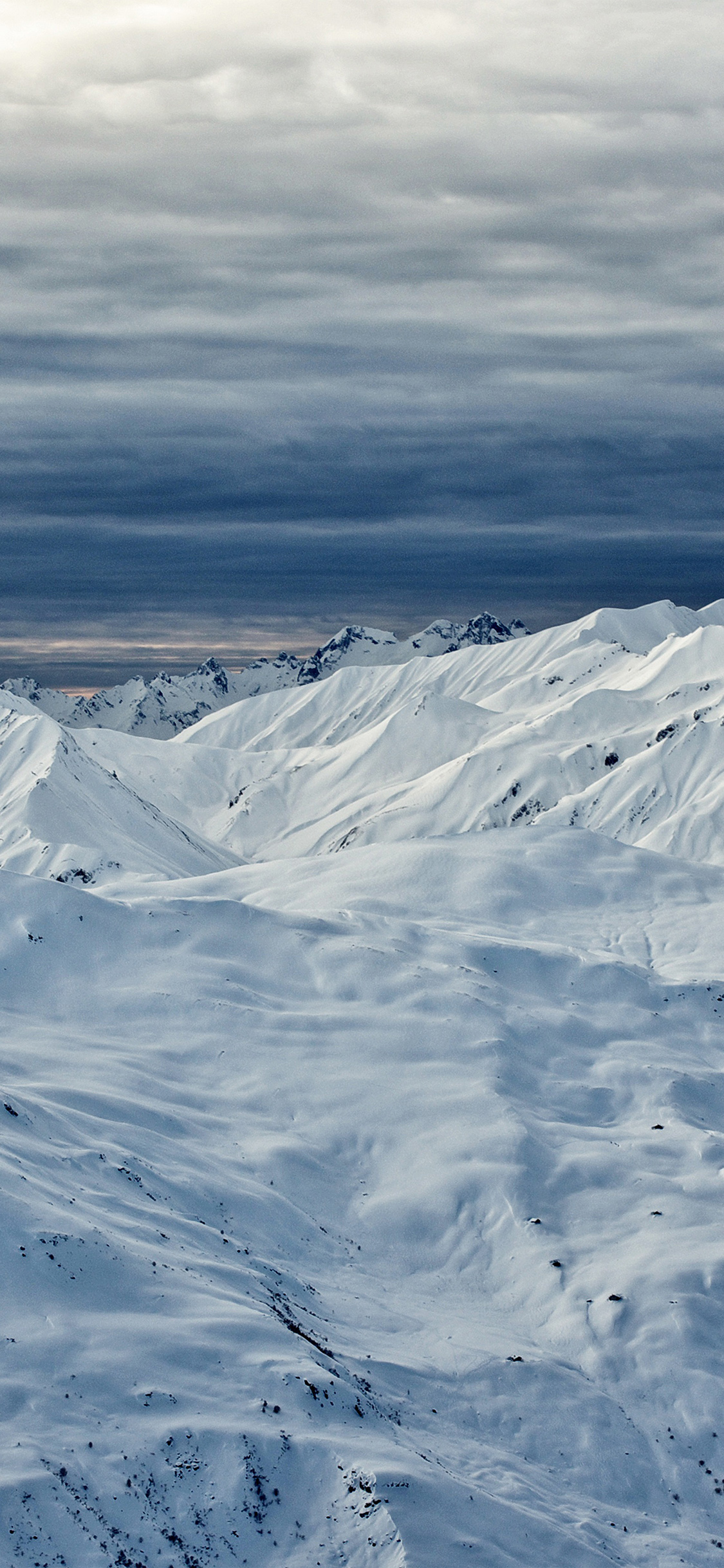 iPhone X wallpaper. winter snow mountain white nature