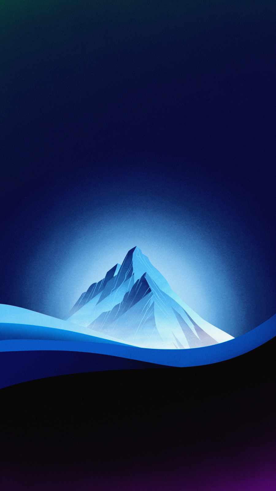 Snow Mountain Minimal Wallpaper, iPhone Wallpaper
