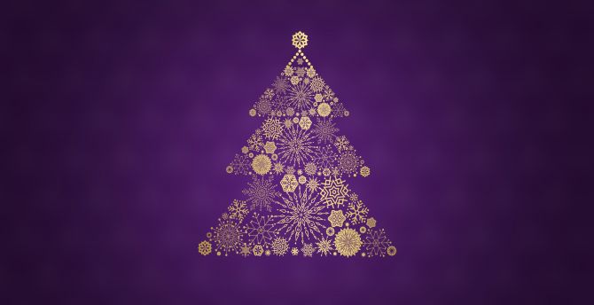 Wallpaper christmas tree, digital art, holiday desktop wallpaper, HD image, picture, background, 1e5a39
