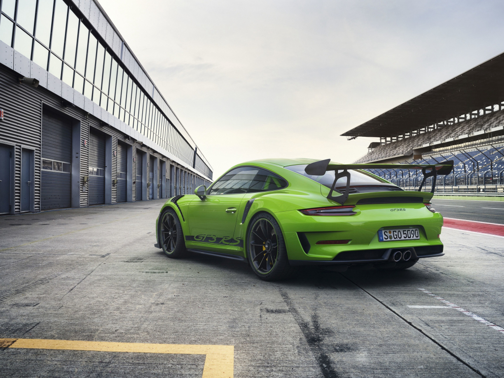 Wallpaper limited edition, porsche 911 gt3 rs, 2018 car, rear desktop wallpaper, HD image, picture, background, 3afa95