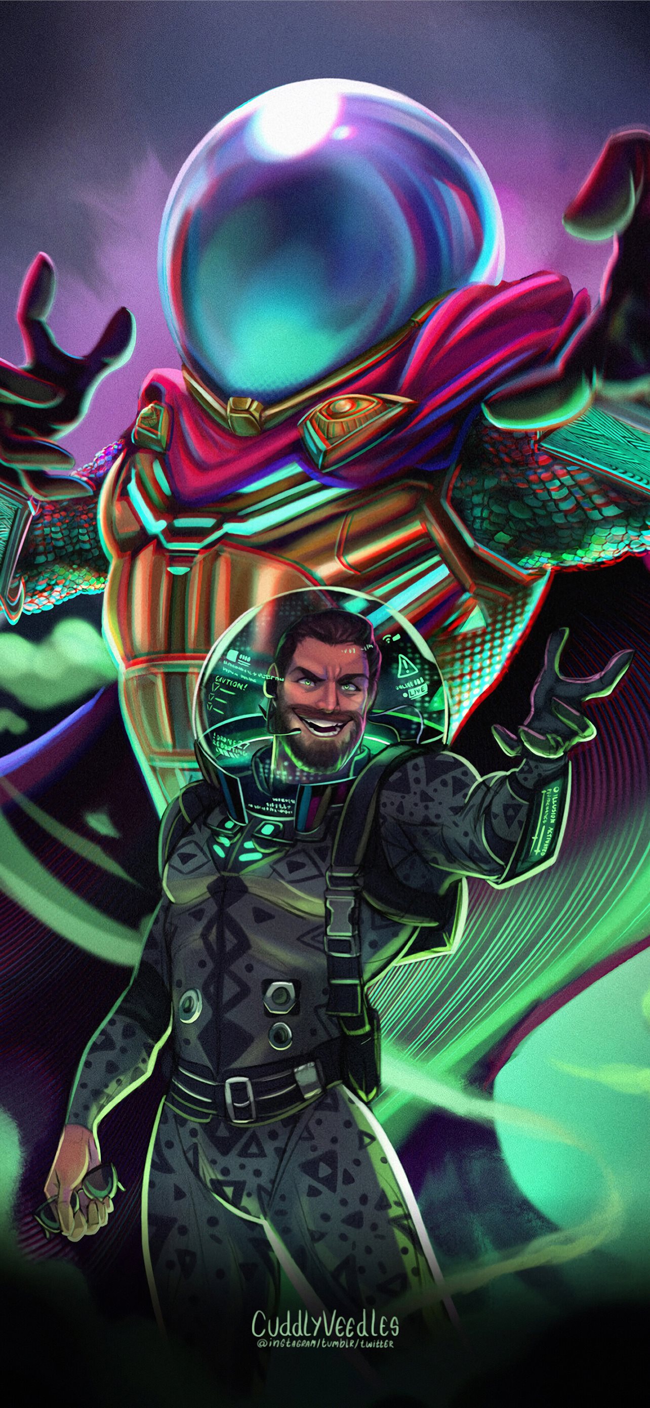 mysterio marvel iPhone Wallpaper Free Download