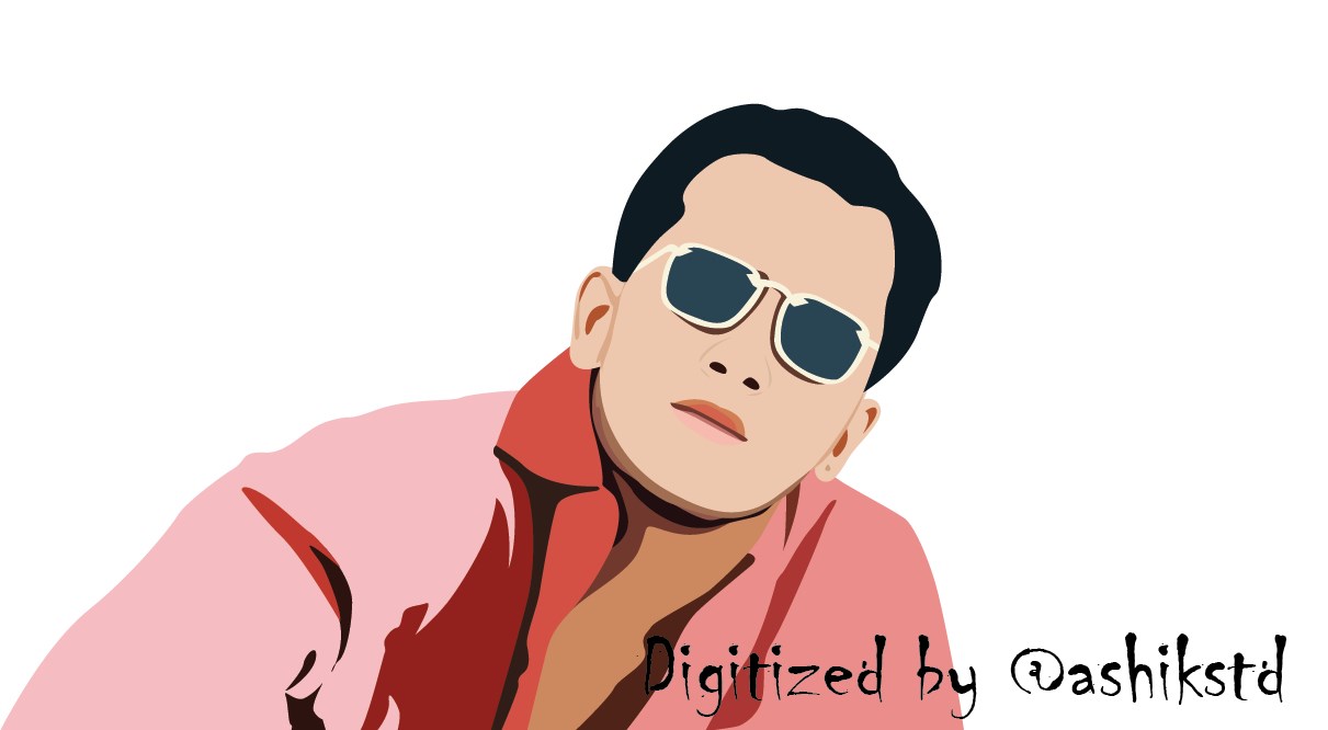 Digital Portrait of Salman Shah
