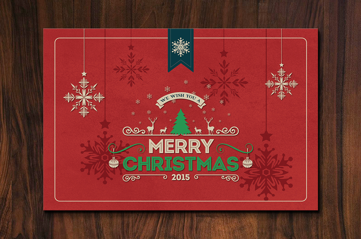 Christmas Card Retro Wallpapers - Wallpaper Cave