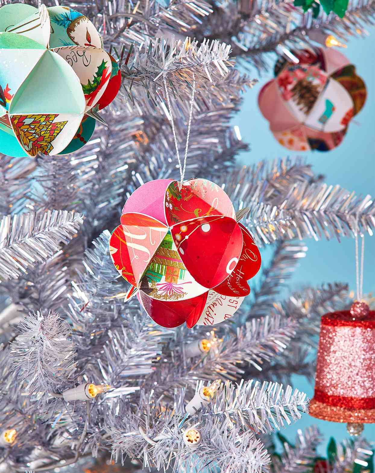 How to Make Christmas Card Ornaments